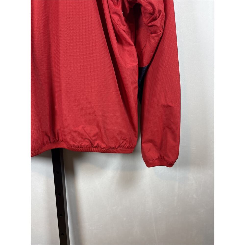 Washington Nationals Jacket Mens L 1/4 Zip Pullover Red Majestic Authentic MLB - Picture 11 of 14